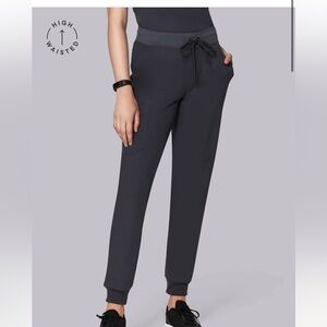 High waisted jogger scrub pant
